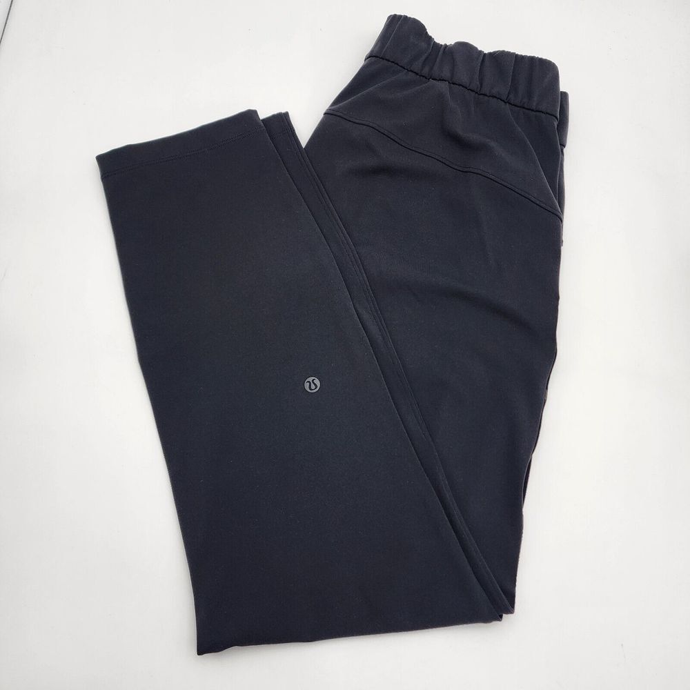 Lululemon On‎ The Fly Pants Women 6 Black Gym Yoga Ankle Stretch